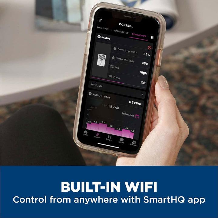 GE Energy Star Dehumidifier, for Rooms up to 4000 Sqft,Gray (Refurbished) (Used) - VMInnovations