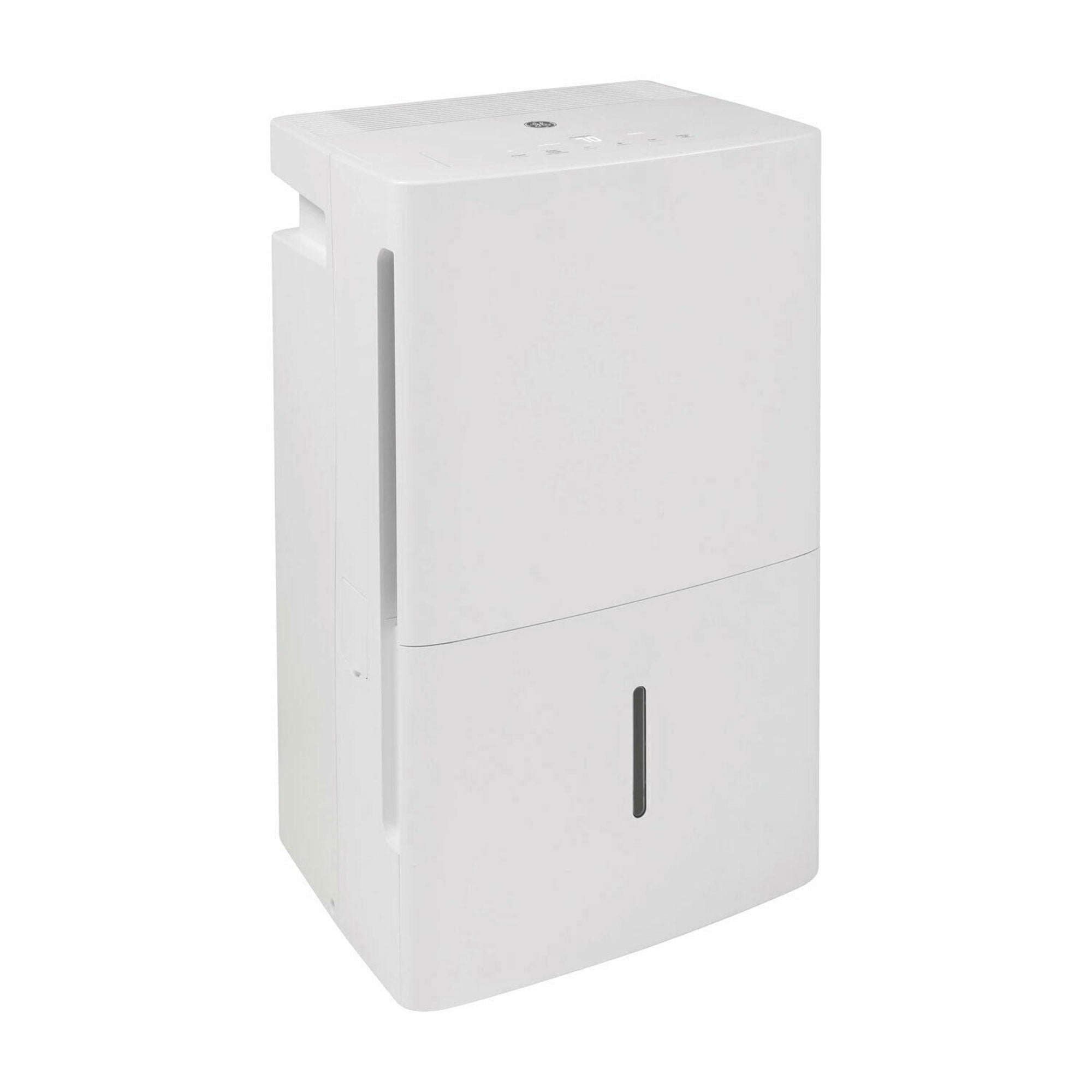 General Electric 50-Pint Portable Dehumidifier with Drain, White (Open Box) - VMInnovations