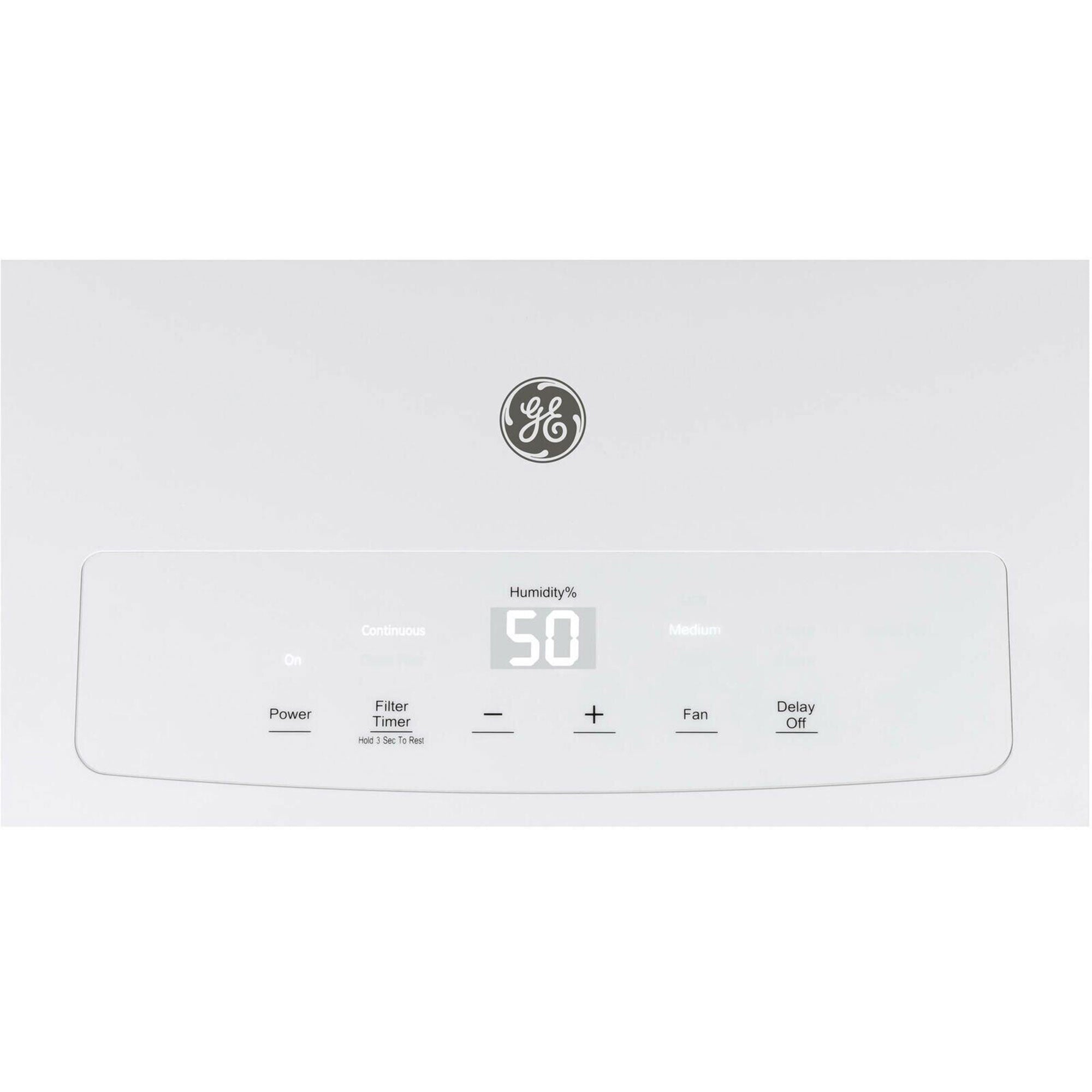 General Electric 50-Pint Portable Dehumidifier with Drain, White (Used) - VMInnovations