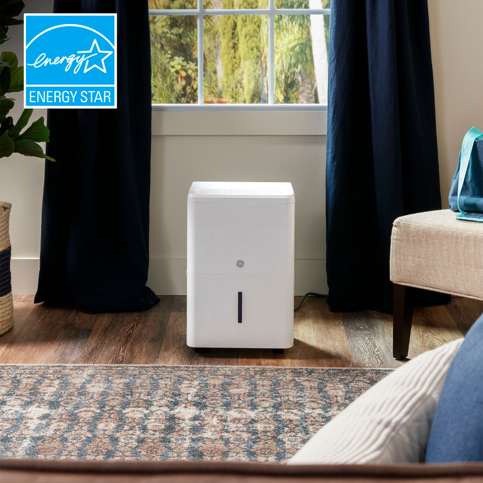 GE 22Pt Dehumidifier for Basement & Bathroom, White(Certified Refurbished)(Used) - VMInnovations