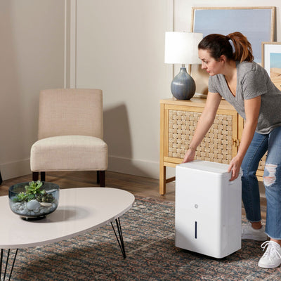 GE 22Pt Dehumidifier for Basement & Bathroom, White(Certified Refurbished)(Used) - VMInnovations