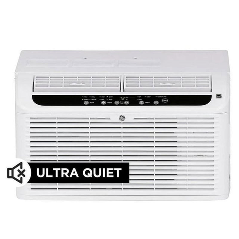 GE Quiet Window Air Conditioner Dehumidifier, White (Certified Refurbished)