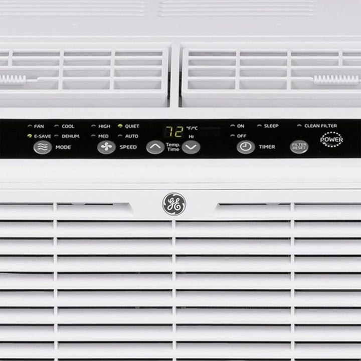 GE Quiet Window Air Conditioner Dehumidifier, White (Certified Refurbished)