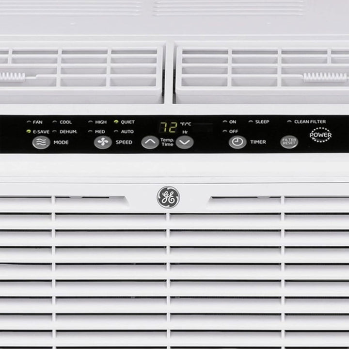GE Quiet Window Air Conditioner Dehumidifier, White (For Parts)
