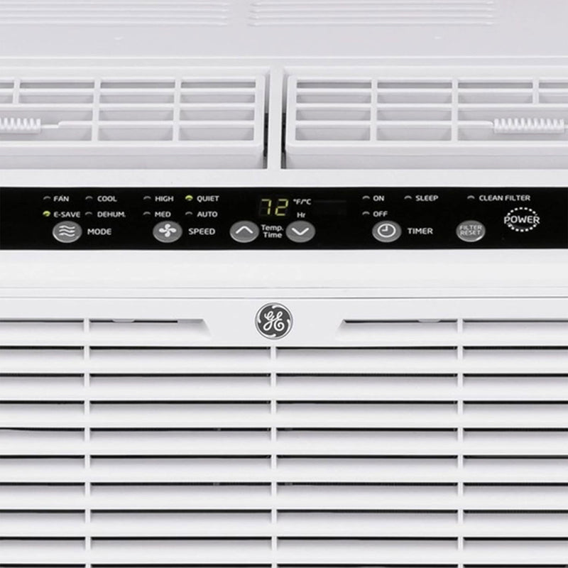 GE Quiet Window Air Conditioner Dehumidifier, White (Certified Refurbished)