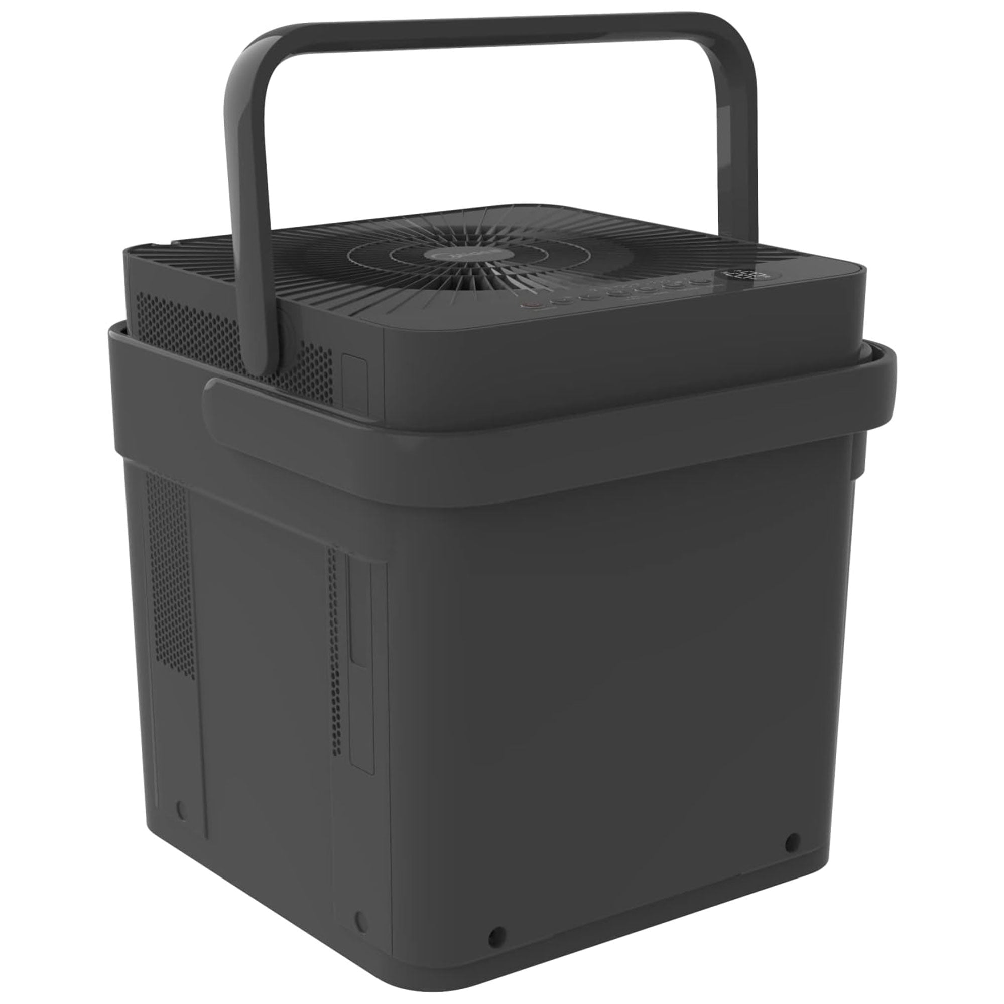 Midea 50-Pint CUBE Smart Dehumidifier with Pump, Gray, (Factory Refurbished) - VMInnovations
