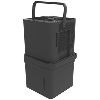 Midea 50-Pint CUBE Smart Dehumidifier with Pump, Gray, (Factory Refurbished) - VMInnovations