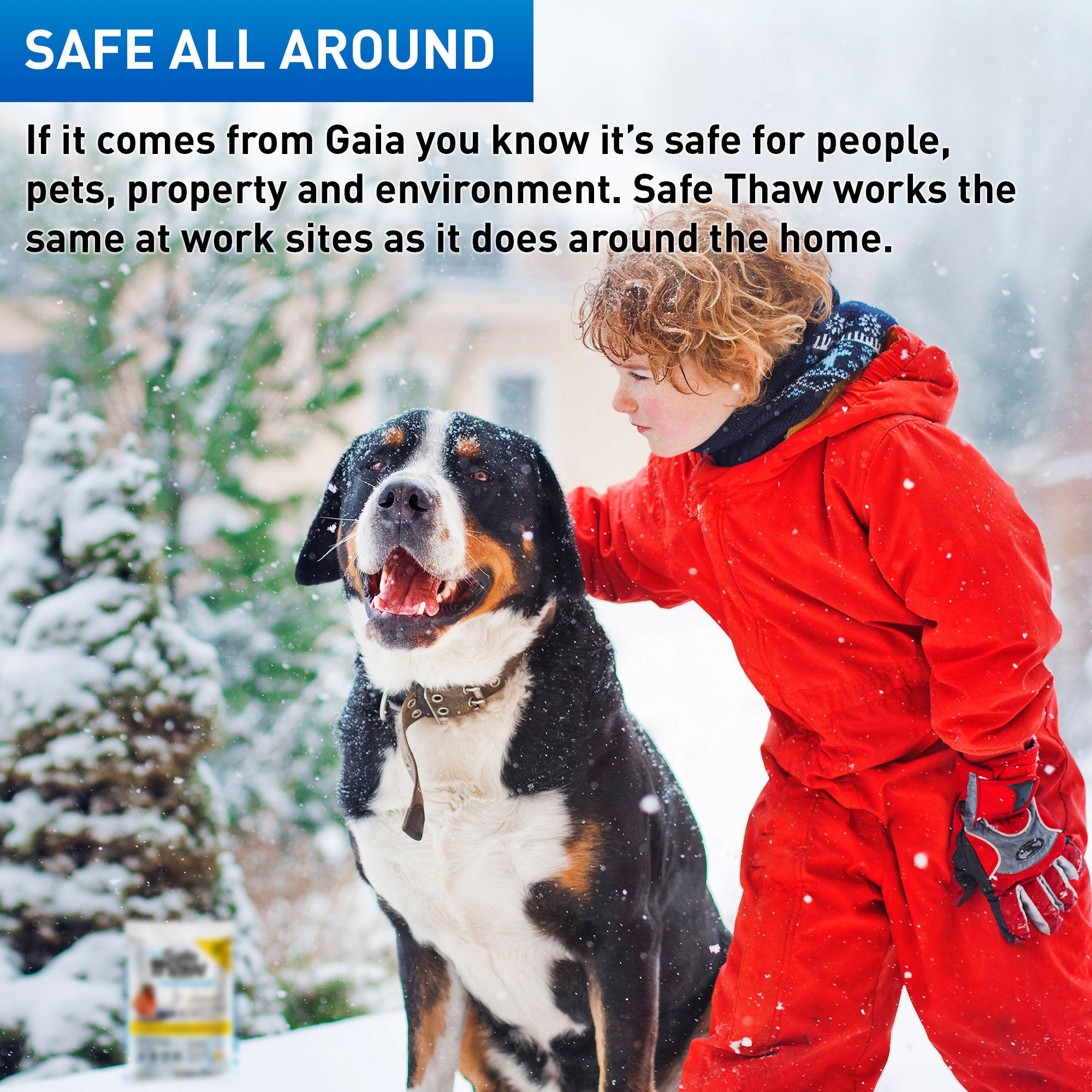 Safe Paw Industrial Strength Salt Free Traction Agent Ice Melter, 43lb, 40 Pack