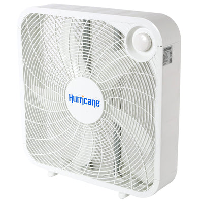 Hurricane 20" Classic Series Floor Box Fan with 3 Speed Settings, 5 Pack, White - VMInnovations