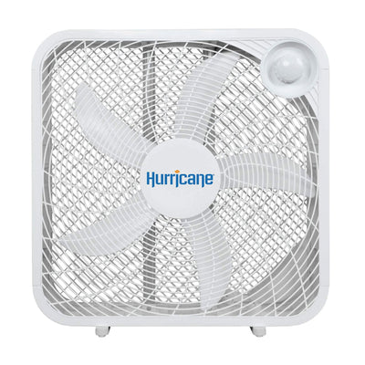 Hurricane 20" Classic Series Floor Box Fan with 3 Speed Settings, 5 Pack, White - VMInnovations