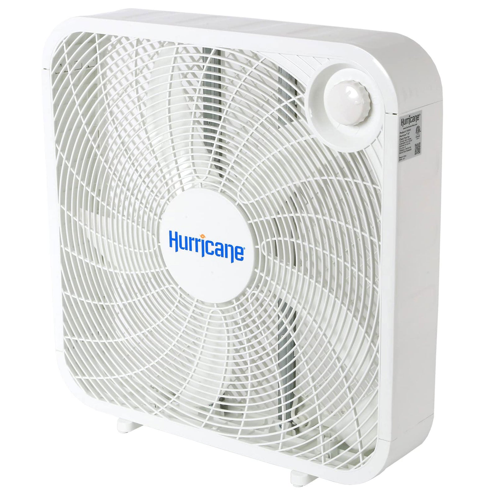 Hurricane 20" Classic Series Floor Box Fan with 3 Speed Settings, 10 Pack, White - VMInnovations