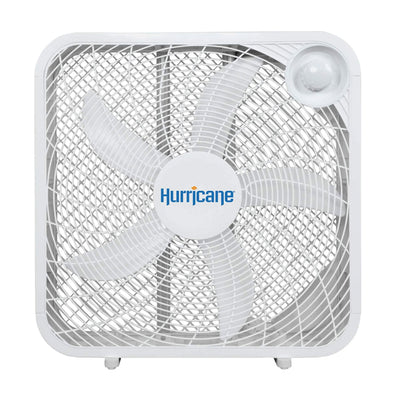 Hurricane 20" Classic Series Floor Box Fan with 3 Speed Settings, 10 Pack, White - VMInnovations