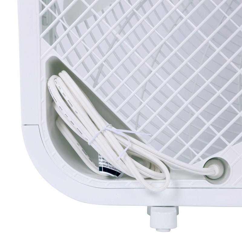 Hurricane 20" Classic Series Floor Box Fan with 3 Speed Settings, 10 Pack, White
