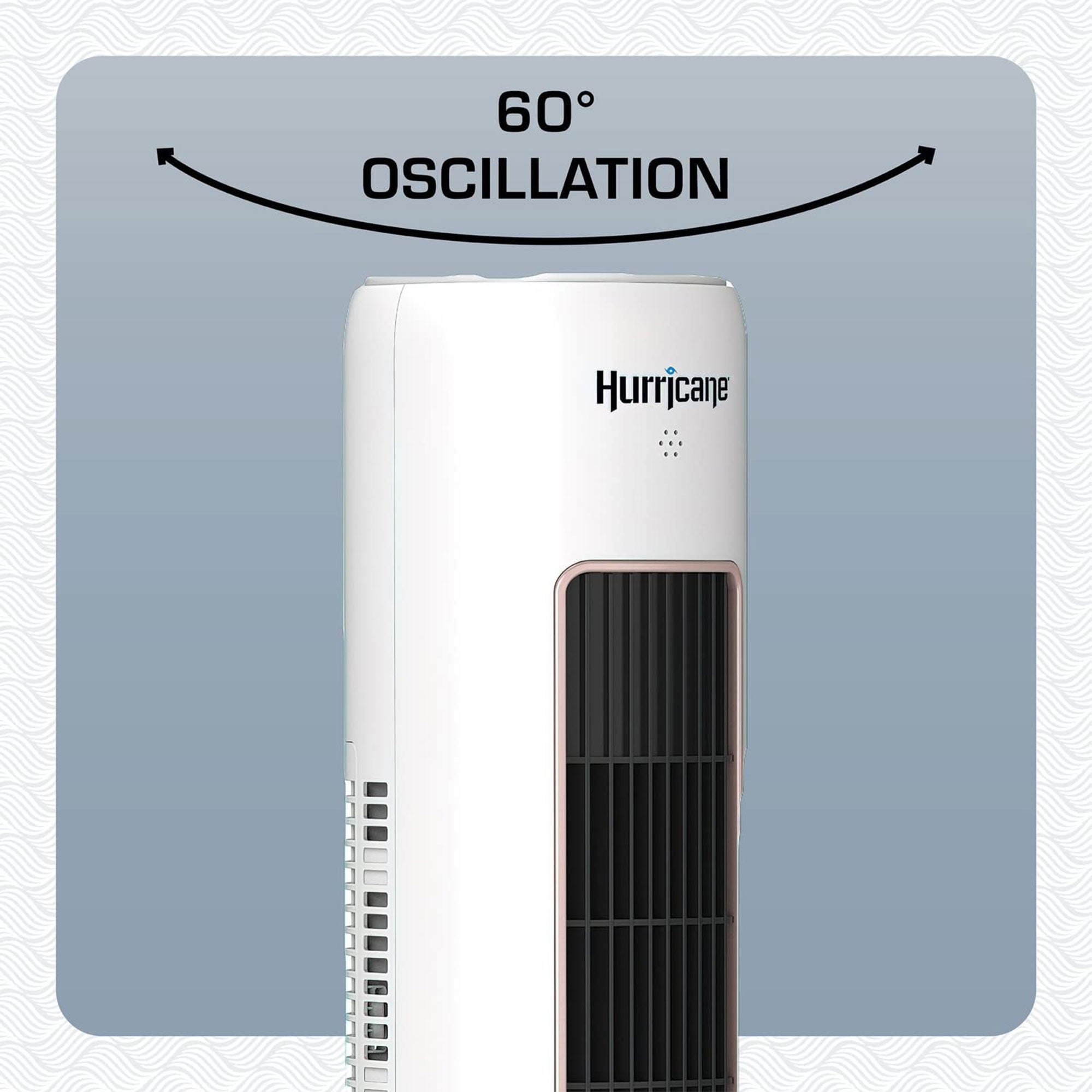 Hurricane 40" Triple Action Air Enhancing Tower Fan and Diffuser, 10 Pack, White - VMInnovations