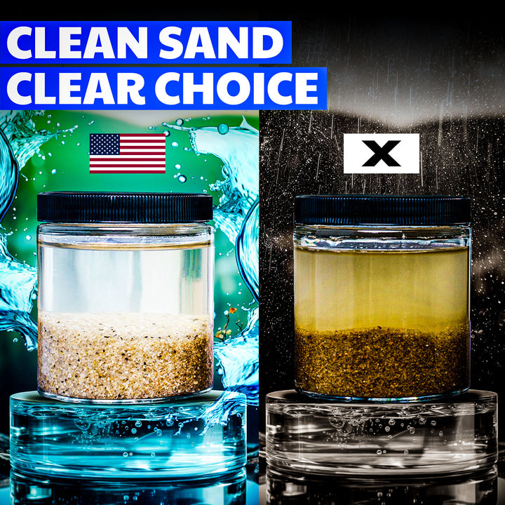 OptiFlow 50 Pound Premium Pool Filter Sand, Filtration Angular Sand with Pure Silica Formula