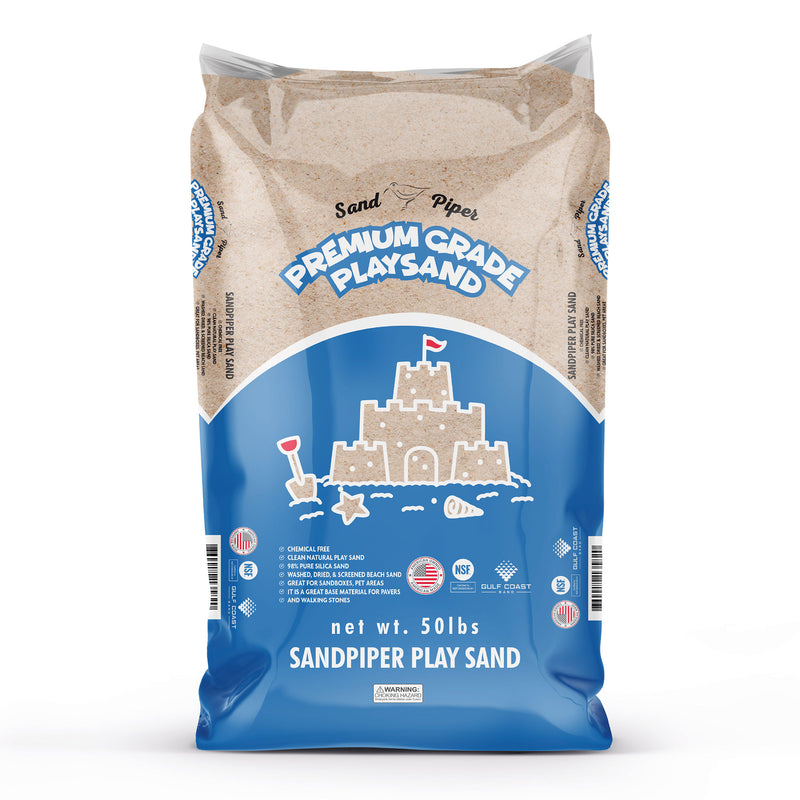 SandPiper 50 Pound Premium Grade Multi-Use Play Sand with Chemical Free Formula