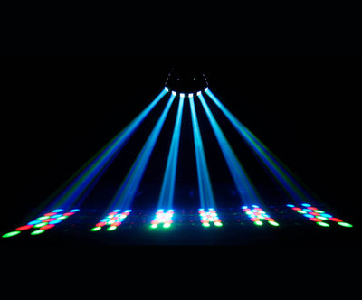CHAUVET DERBY X RGB DMX Pro DJ Club Effect Strobe Light + H700 Fog/Smoke Machine