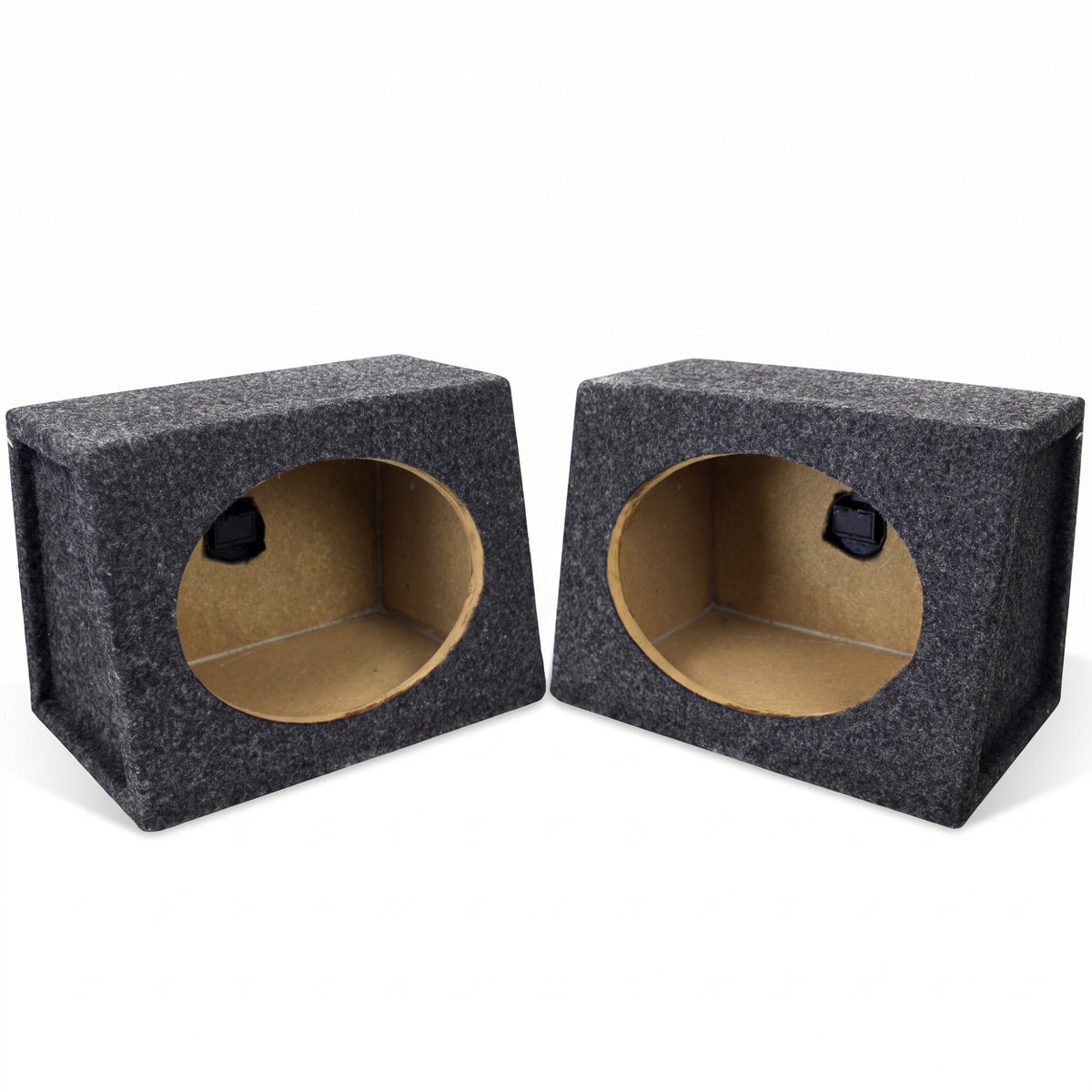 QPower Angled Style 6 x 9 Inch Car Audio Speaker Box Enclosures, 2 Speaker Boxes - VMInnovations