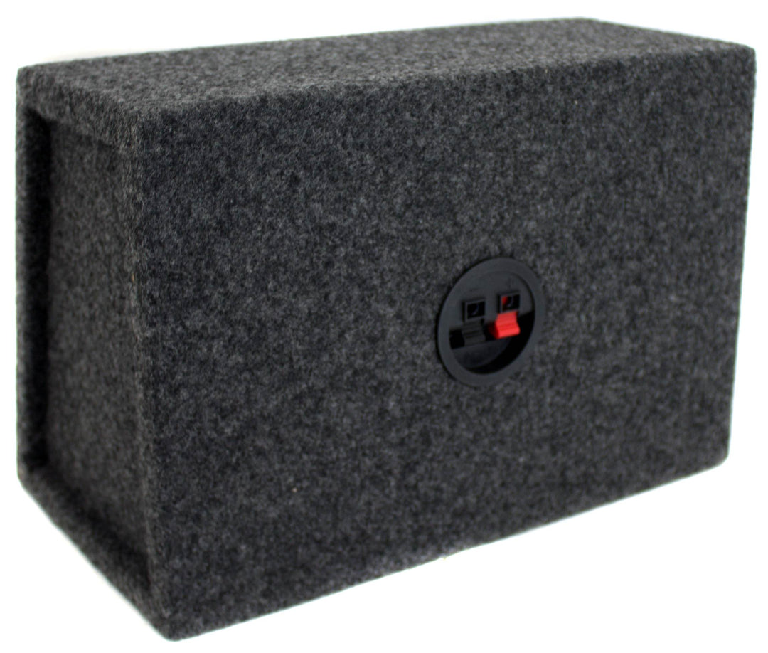 QPower Angled Style 6x9" Audio Speaker Box Enclosures, 2 Speaker Boxes(Open Box)