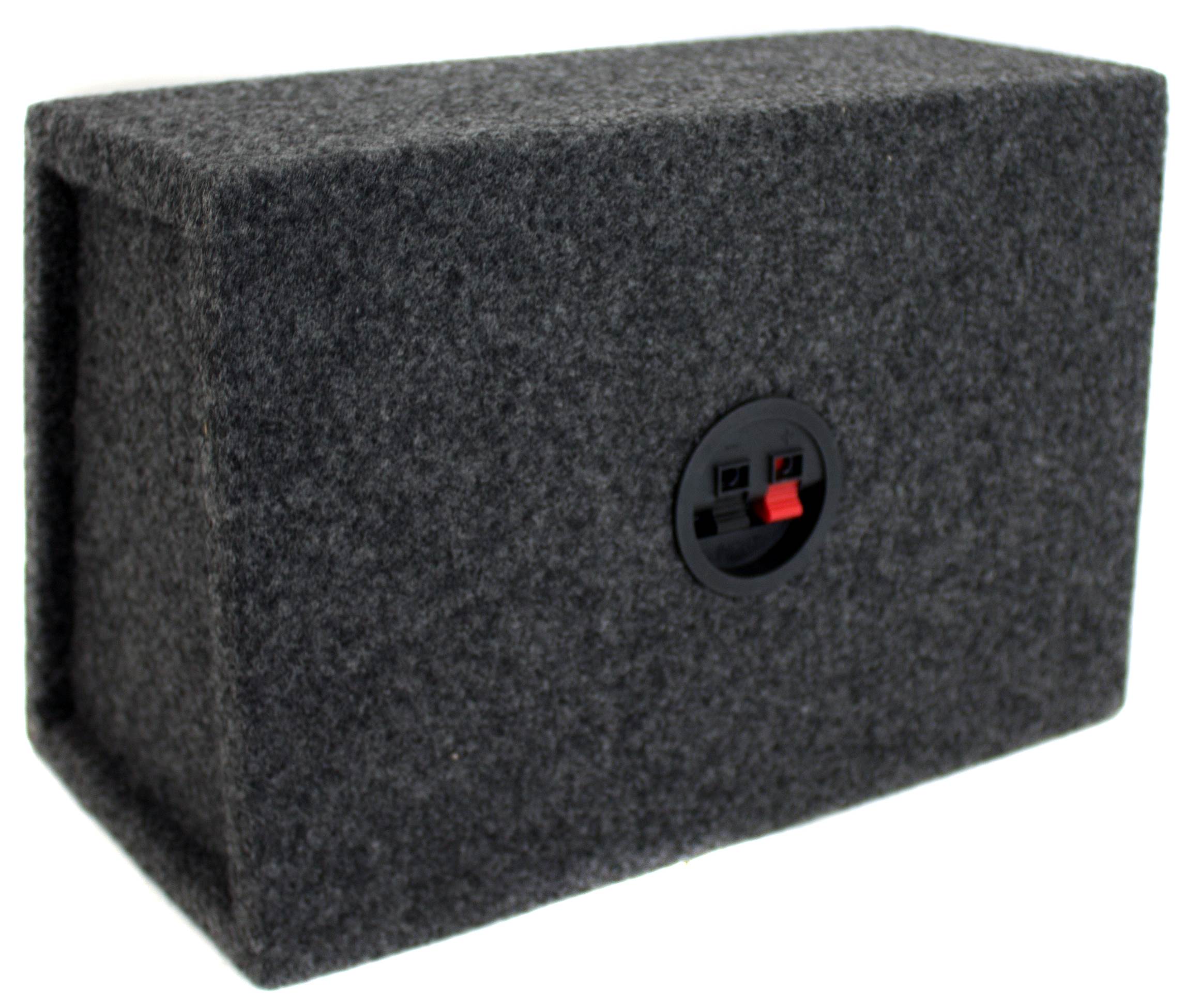 QPower Angled Style 6x9" Audio Speaker Box Enclosures, 2 Speaker Boxes(Open Box) - VMInnovations