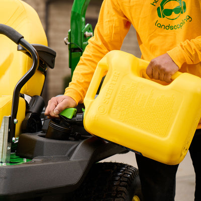 Scepter SmartControl Rear Handle Diesel Gas Jug, 5 Gal/18.9L, 4 Pack, Yellow - VMInnovations