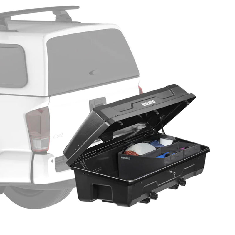 Yakima EXO SwingBase Hitch Base Rack & EXO GearLocker Vehicle Rooftop Cargo Box