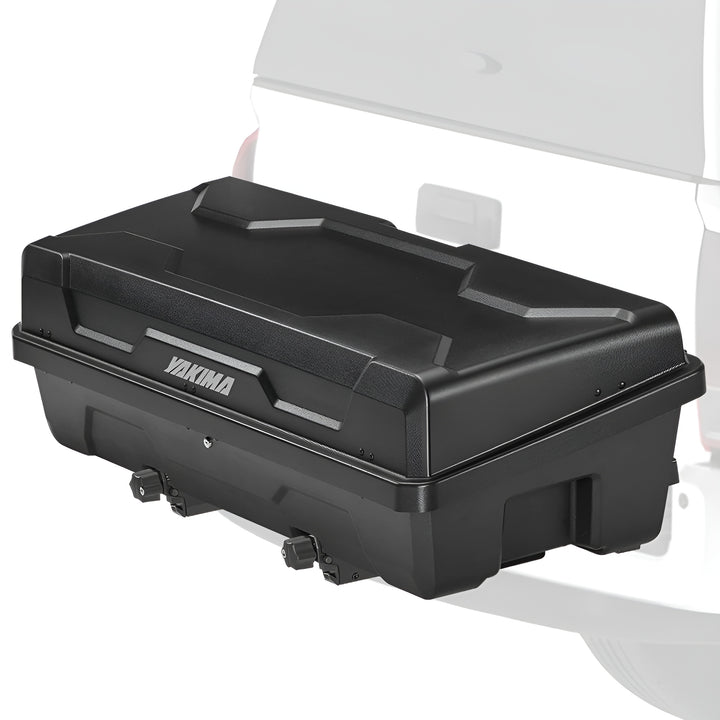 Yakima EXO SwingBase Hitch Base Rack & EXO GearLocker Vehicle Rooftop Cargo Box