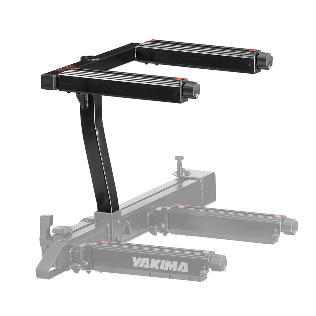 Yakima EXO SwingBase, GearLocker Box, TopShelf Rack and GearWarrior Basket Mount