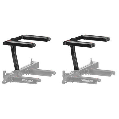 Yakima EXO SwingBase Hitch Base Rack with GearLocker Cargo Box & 2 TopShelf Rack