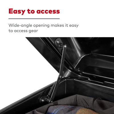 Yakima EXO SwingBase Hitch Base Rack with GearLocker Cargo Box & 2 TopShelf Rack