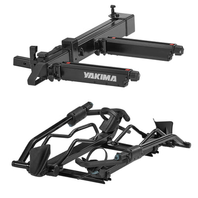 Yakima EXO SwingBase 2" Hitch Base Rack Storage System Bundled with EXO DoubleUp