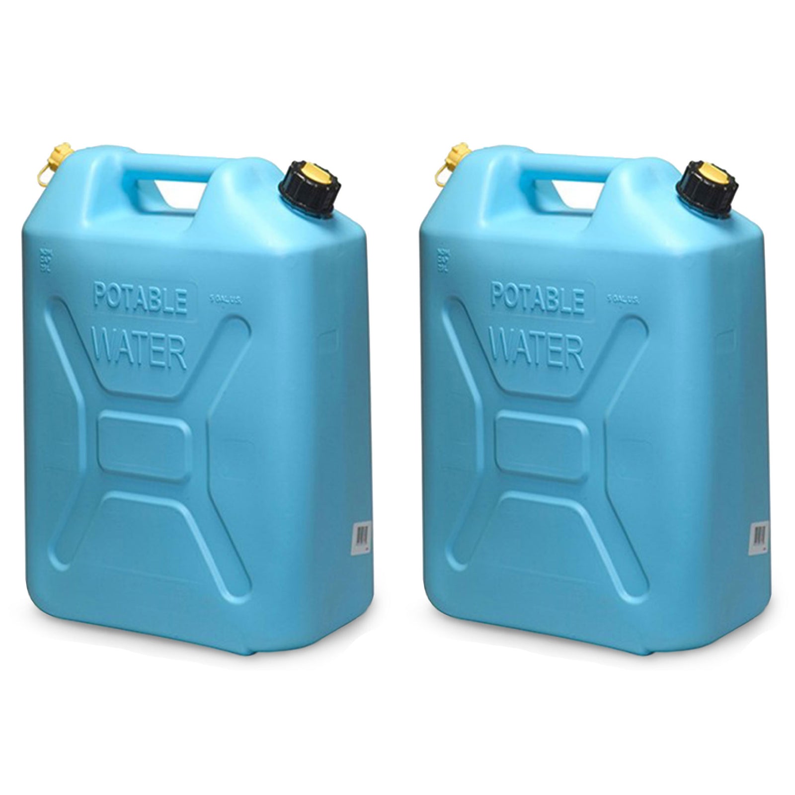 Scepter 5 Gal Military Style Water Can Container with Reversible Spout, 2 Pack - VMInnovations