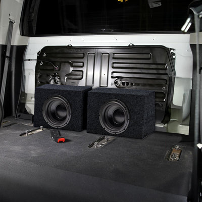 QPower QTW10 Single 10" Sealed Car Audio Subwoofer Sub Box Enclosures (2 Pack) - VMInnovations