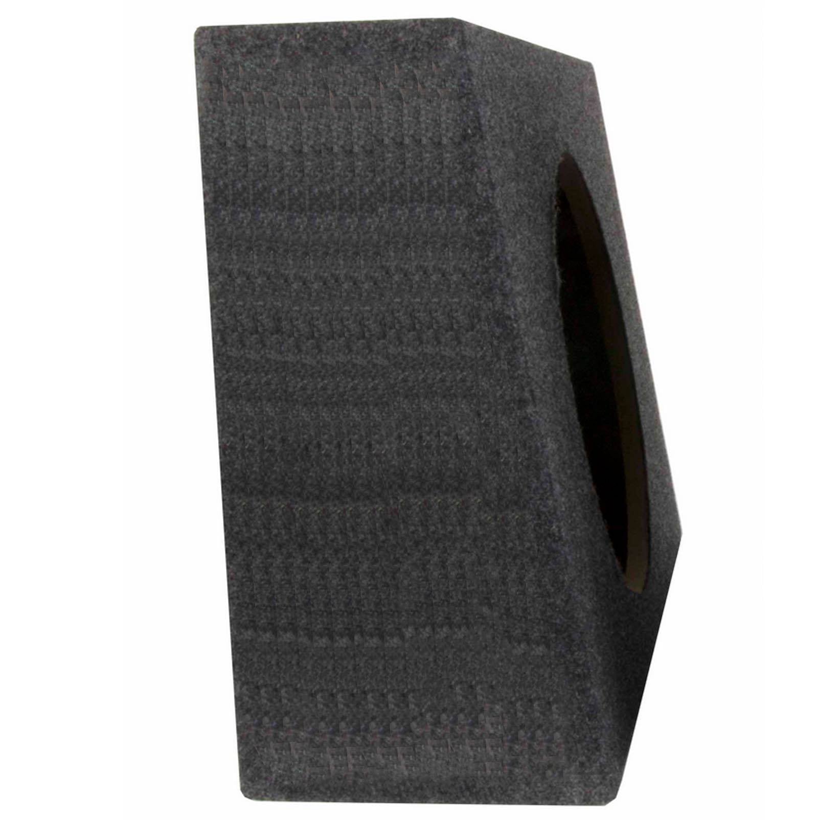 QPower QTW12 Single 12" Sealed Car Audio Subwoofer Sub Box Enclosures, Pair - VMInnovations