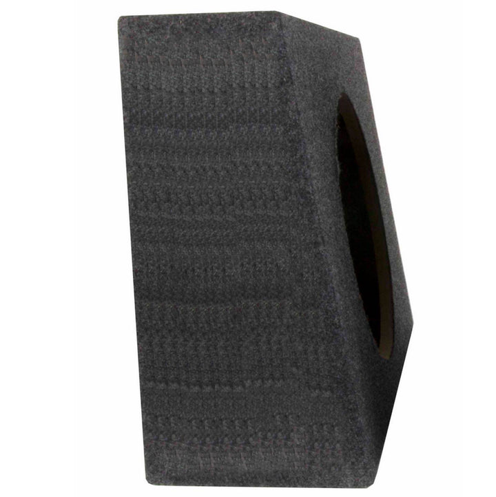 (2) Q-POWER QTW12 Single 12" Sealed Car Audio Subwoofer Box Pair (Open Box)