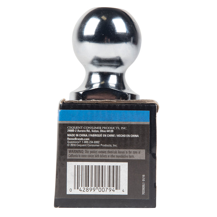 Reese Towpower Trailer Hitch Ball with 8,000 Pound Capacity for Automotive(Used)