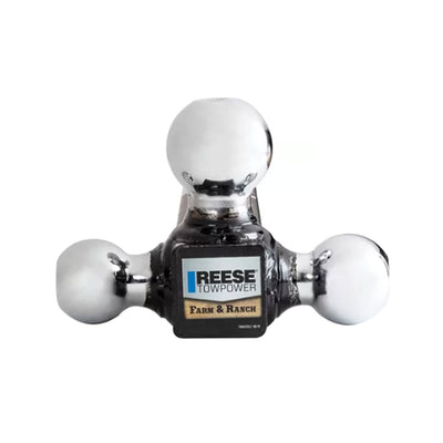 Reese Towpower Tri Ball Ball Mount, Solid Shank, 2", 16,000lb Capacity(Open Box) - VMInnovations