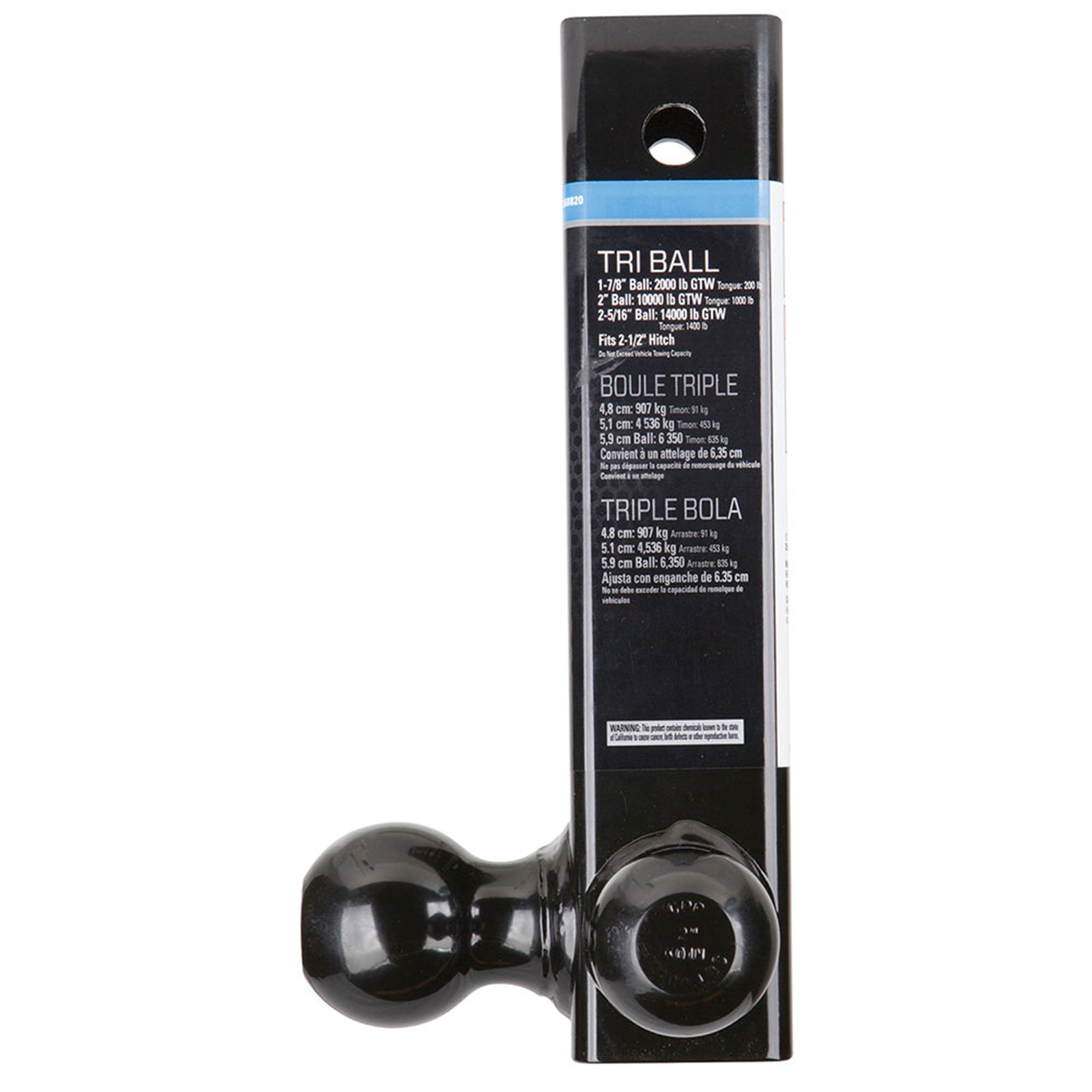 Reese Tri Ball Mount, 2.5" Shank, 2" Drop, 1-7/8", 2", 2-5/16" Balls (Used) - VMInnovations