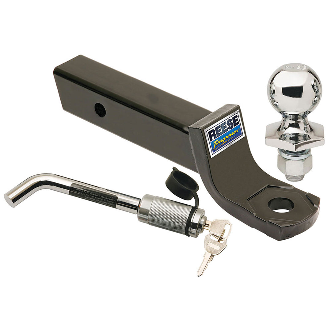 Reese Interlock Trailer Hitch Ball Mount Security Kit, 6000lbCapacity (Open Box)