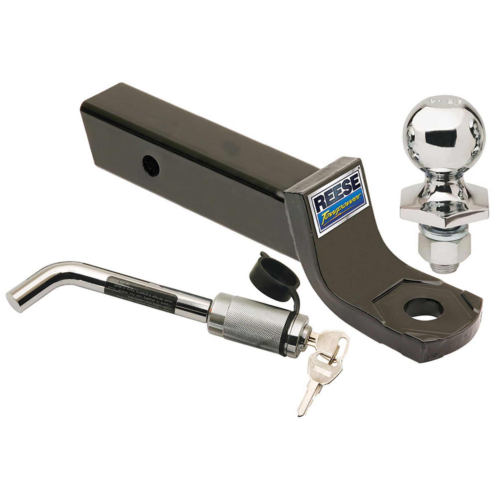 Reese Interlock Trailer Hitch Ball Mount Security Kit, 6000lbCapacity (Open Box) - VMInnovations