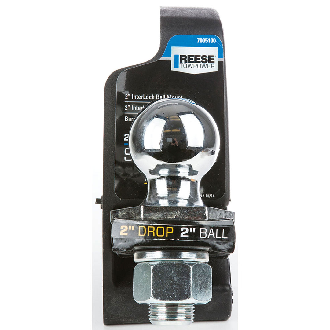 Reese Interlock Trailer Hitch Ball Mount Security Kit, 6000lbCapacity (Open Box)