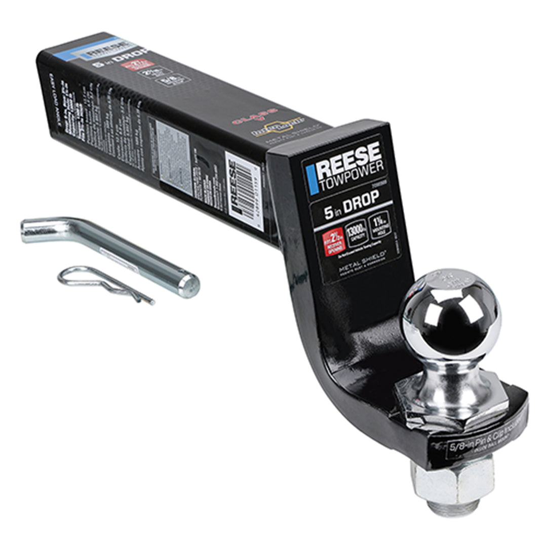 Reese Interlock Trailer Hitch Ball Mount Kit, 13,000lb Capacity (Open Box)