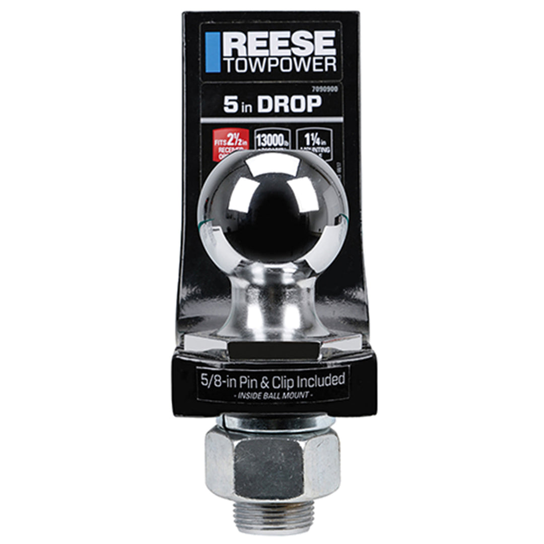 Reese Interlock Trailer Hitch Ball Mount Kit, 13,000lb Capacity (Open Box)
