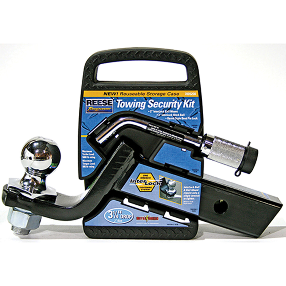 Reese Trailer Hitch Ball Mount Security Kit, 5000lbs Capacity(Open Box)