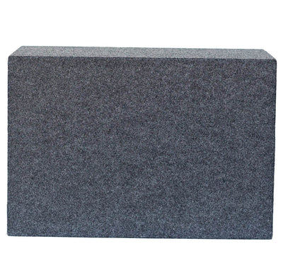 QPOWER Sealed Front-Angle Single 15" Subwoofer Enclosure Sub Box (Open Box)
