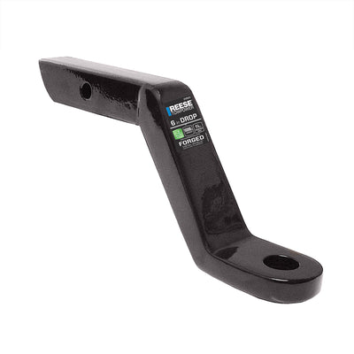 REESE Trailer Hitch Ball Mount, Fits 2" Receiver, 4" Drop, 16000 lbs, Black - VMInnovations