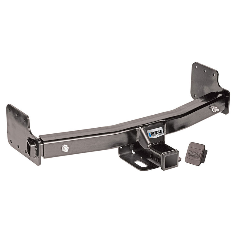 Reese Towpower Class 3 Multi Fit 2 Inch Square Solid Welded Trailer Hitch, Black