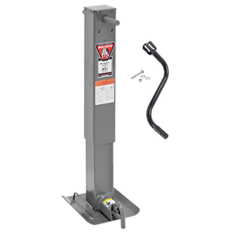 Bulldog HD Square Trailer Jack with 12,000 Pound Support Capacity for Automotive