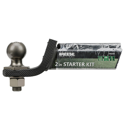 Reese Interlock Tactical Trailer Hitch Ball Mount Starter Kit, Black (Open Box) - VMInnovations
