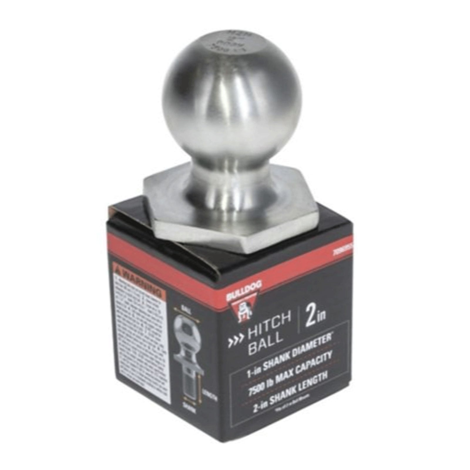Bulldog Interlock Trailer Hitch Ball with 7,500 Pound Capacity for Automotive - VMInnovations